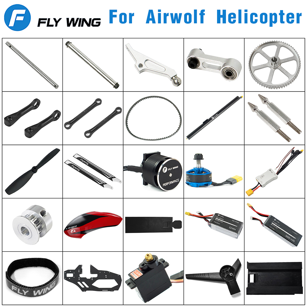 Rc Helicopter Nitro - Fly Wing Airwolf bagian helikopter RC