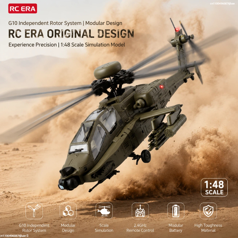 RC Era AH‑64D Apache C170 6CH  - Rc Helicopter Single Rotor ulasan dan harga