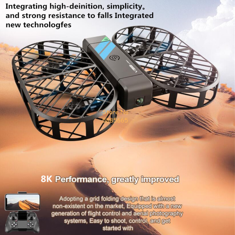 Kamera HD 8K 360 °   Perlindun - Rc Helicopter Mini ulasan dan harga