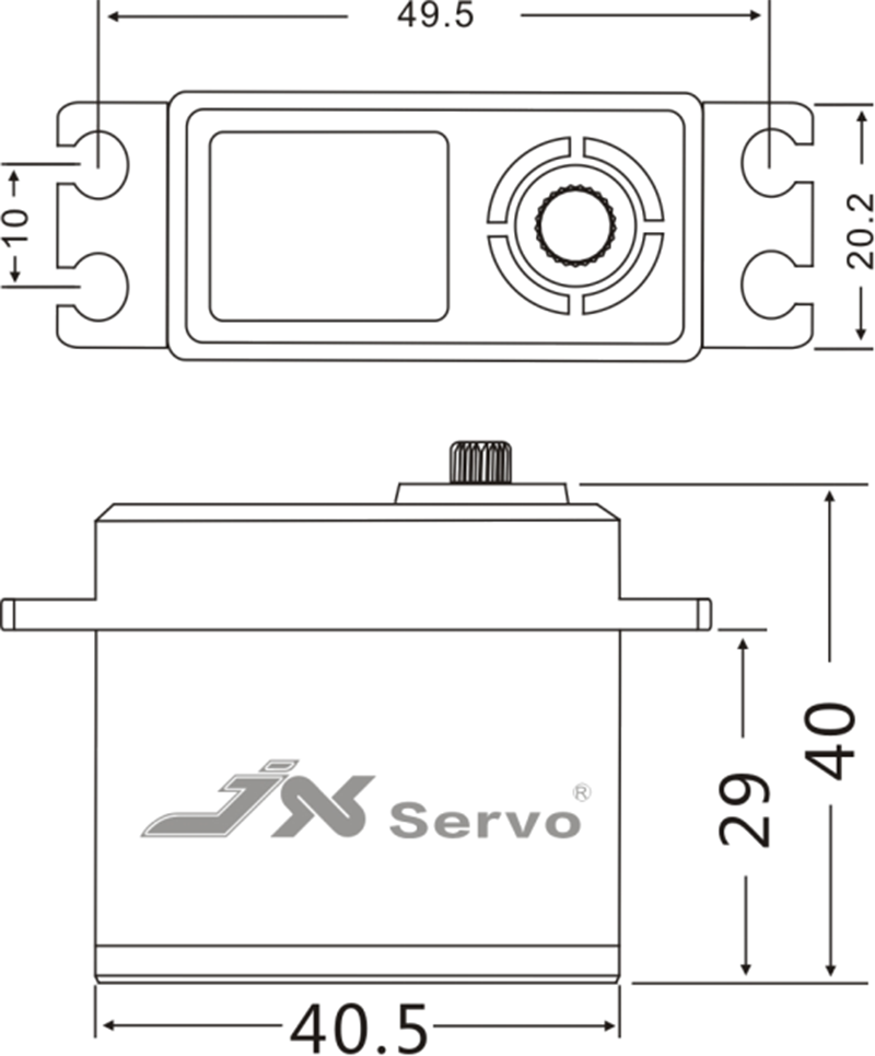 JX Servo CLS-6322HV 22KG Torsi - Rc Helicopter Motor ulasan dan harga
